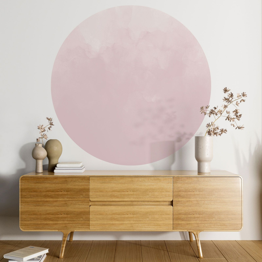 Papier peint rond / cercle - Couleur Tendance - 697