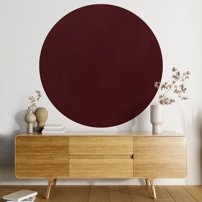 Papier peint rond / cercle - Couleur Tendance - 705