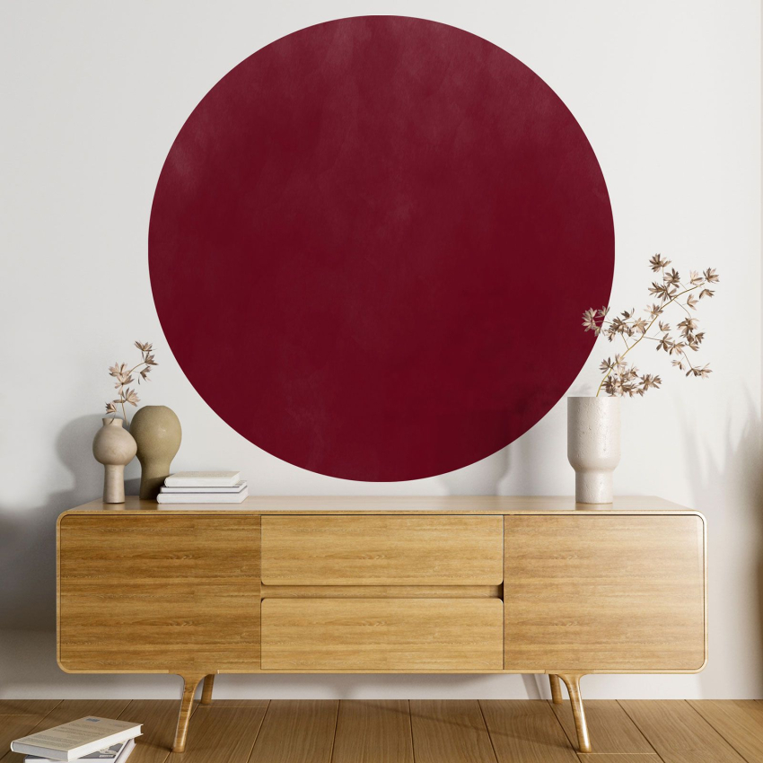 Papier peint rond / cercle - Couleur Tendance - 708