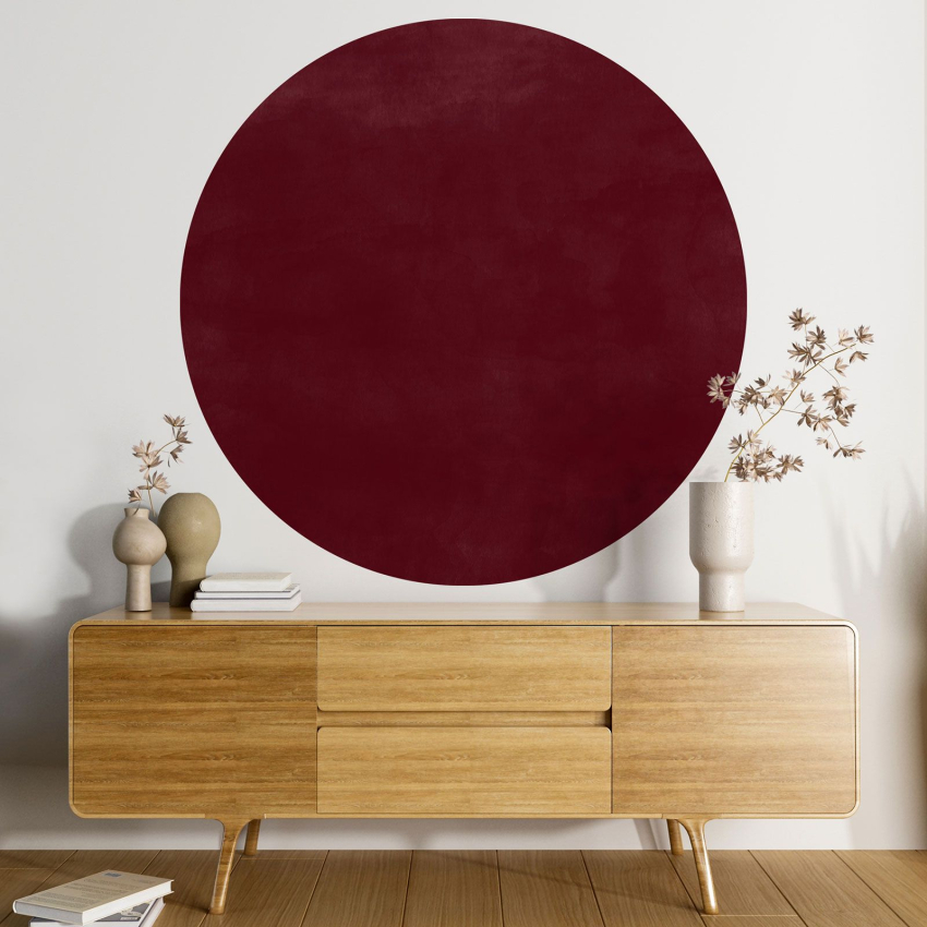 Papier peint rond / cercle - Couleur Tendance - 709