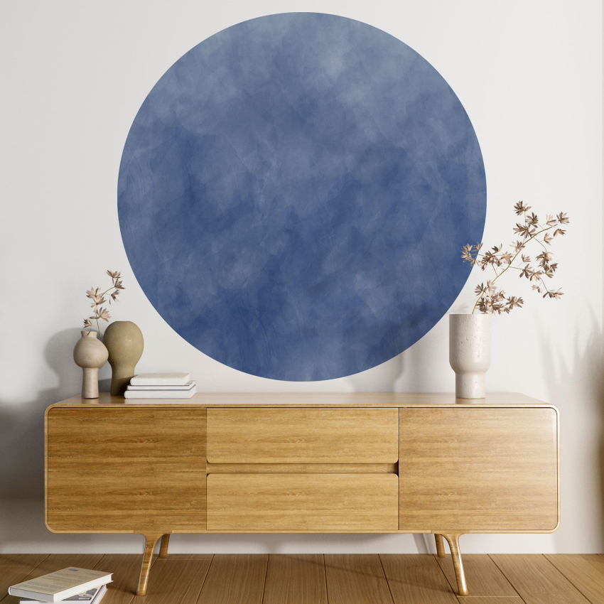 Papier peint rond / cercle - Couleur Tendance - 712
