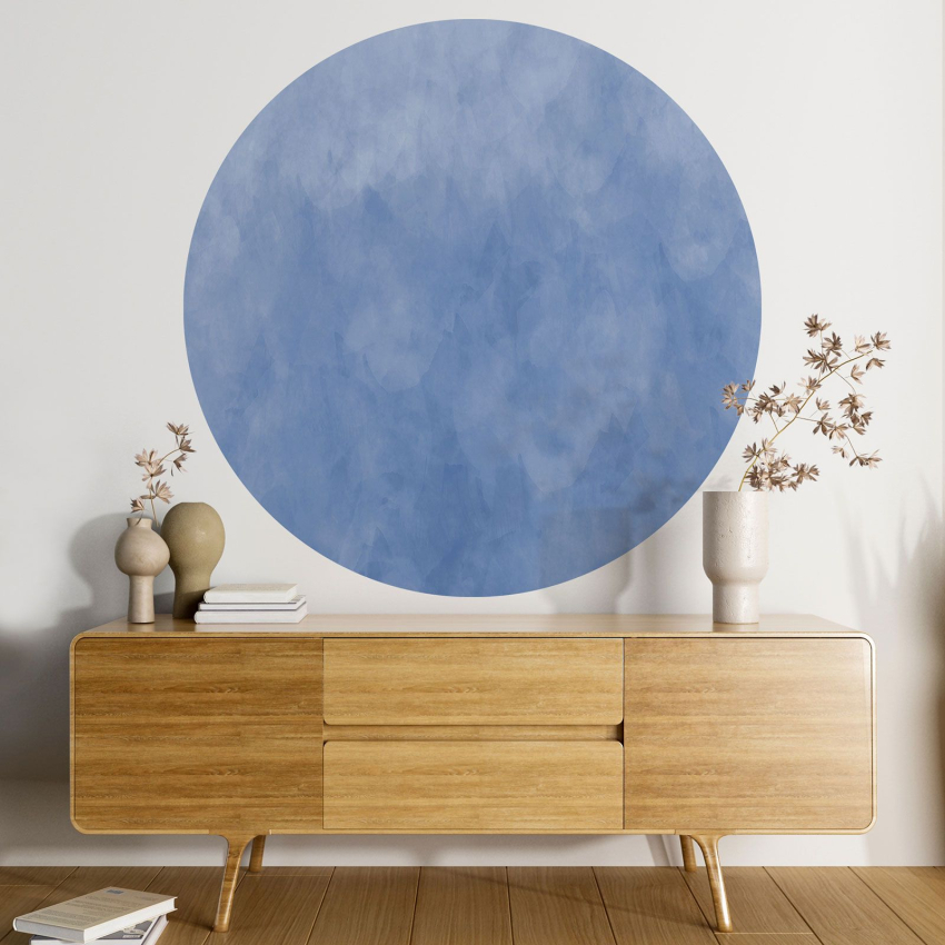 Papier peint rond / cercle - Couleur Tendance - 714