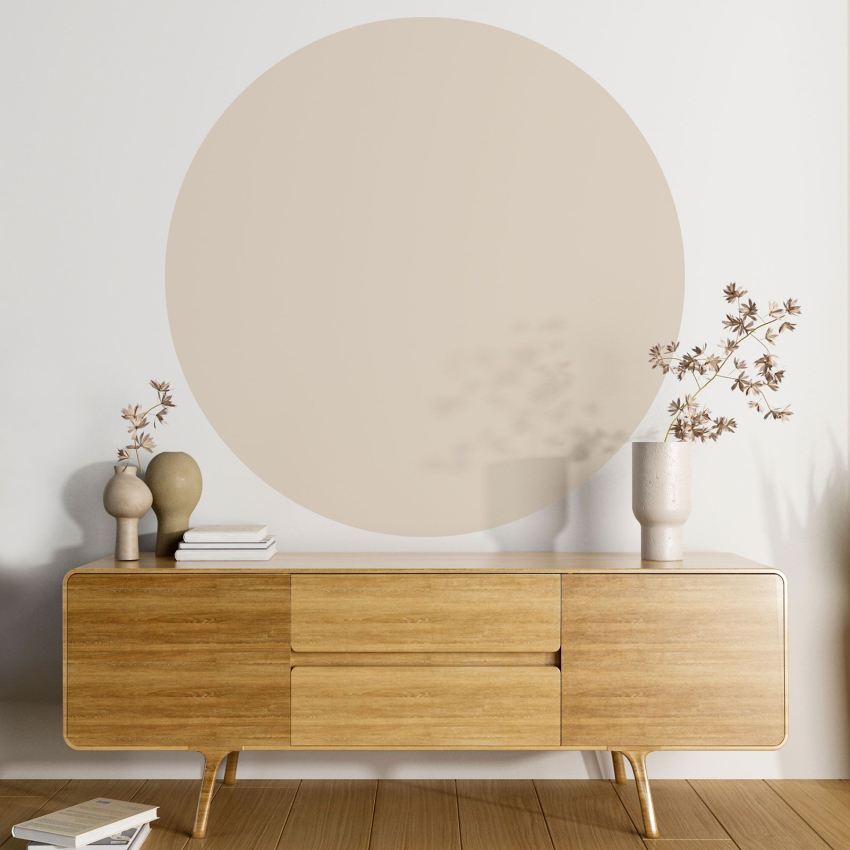 Papier peint rond / cercle - Couleur Tendance - 719