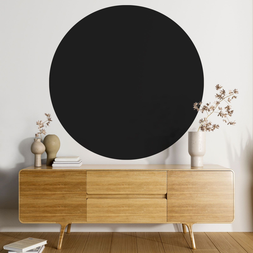 Papier peint rond / cercle - Couleur Tendance - 754
