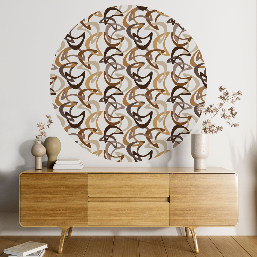 Papier peint rond / cercle - Design