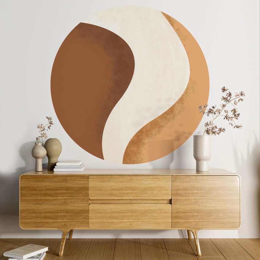 Papier peint rond / cercle - Design
