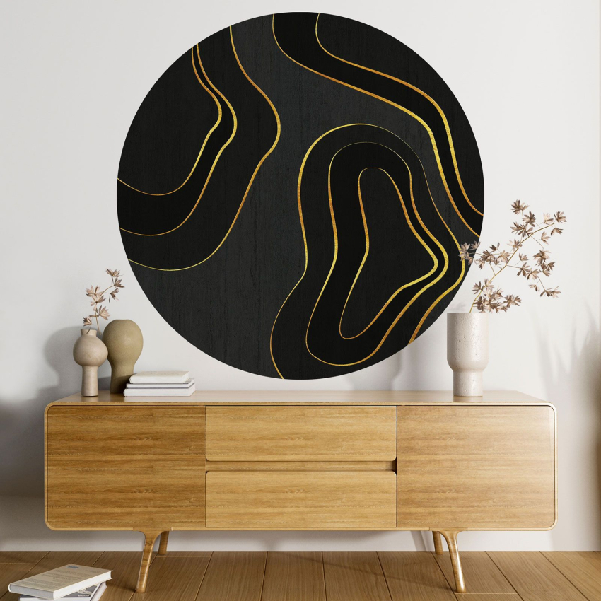 Papier peint rond / cercle - Design