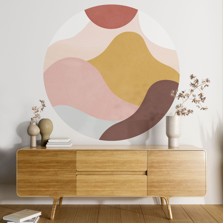Papier peint rond / cercle - Design