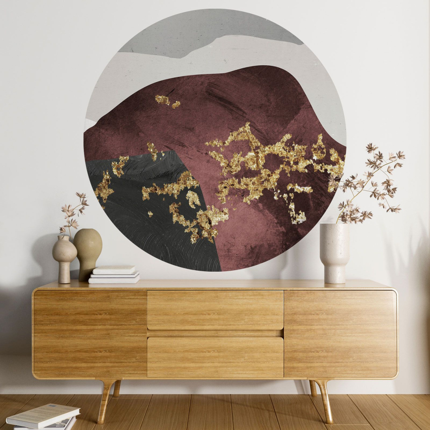 Papier peint rond / cercle - Design