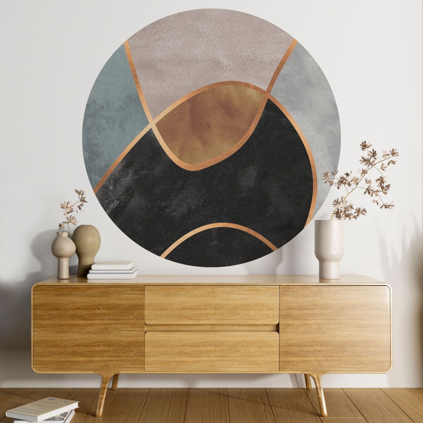 Papier peint rond / cercle - Design