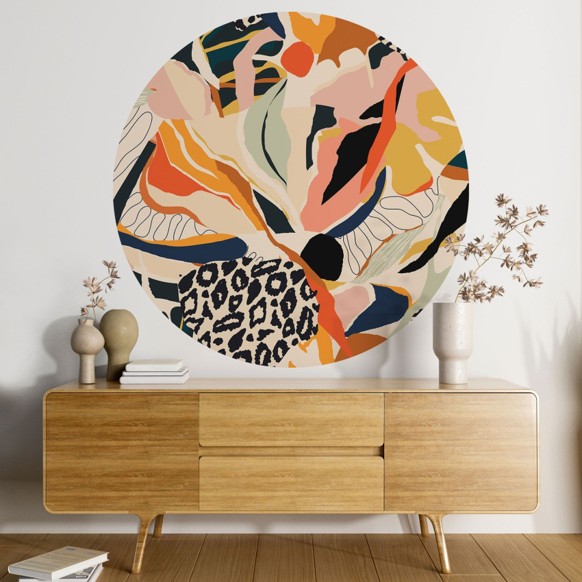 Papier peint rond / cercle - Design