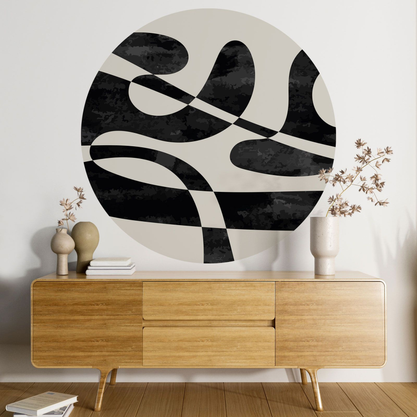 Papier peint rond / cercle - Design