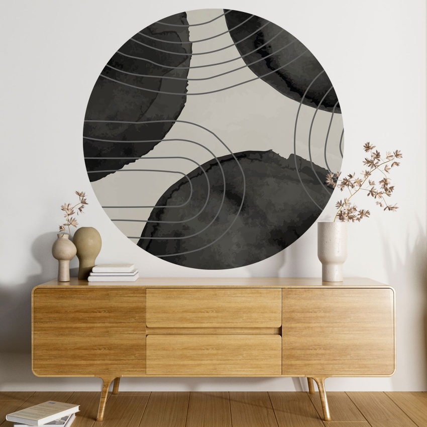 Papier peint rond / cercle - Design