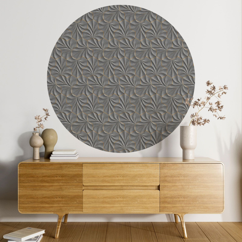 Papier peint rond / cercle - Design - 529
