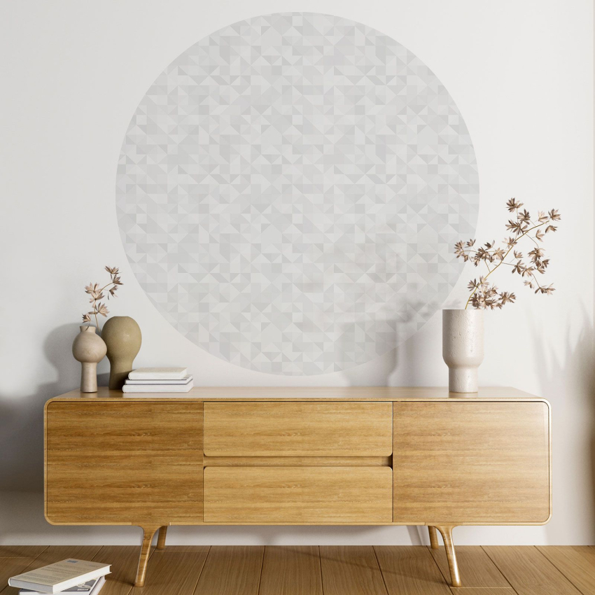 Papier peint rond / cercle - Mosaïque - 473
