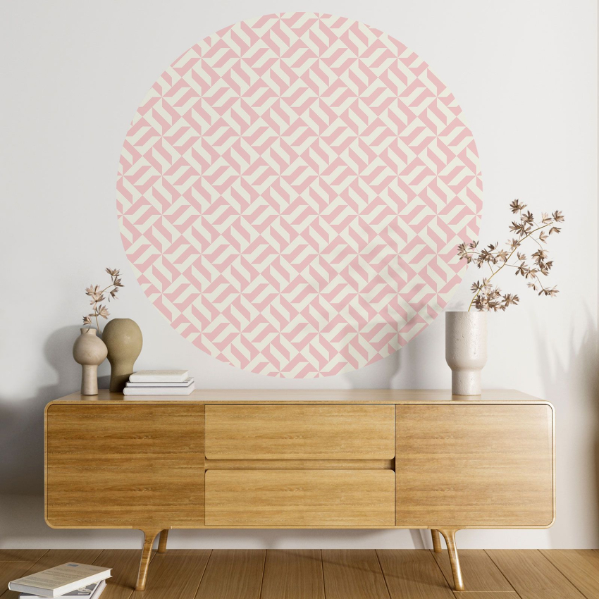 Papier peint rond / cercle - Motif géométrique - 288