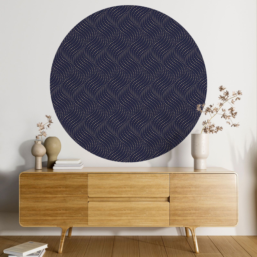 Papier peint rond / cercle - Motif oriental - 450