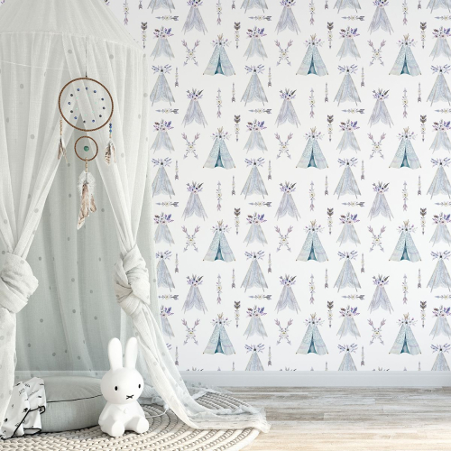 Papier peint Enfants - Tipis