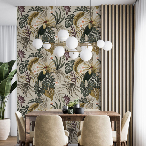 Papier peint - Motif botanique