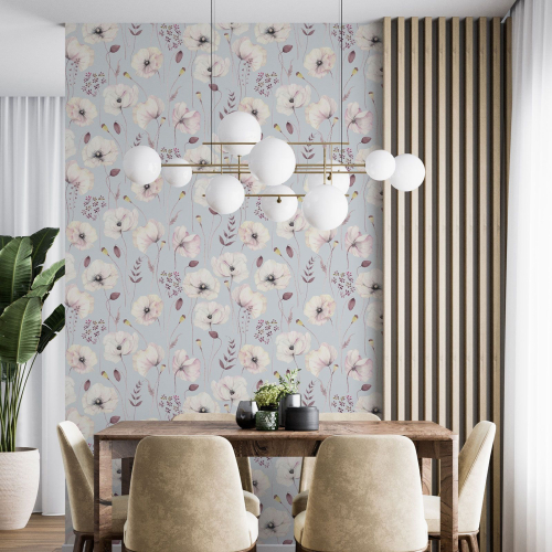 Papier peint - Motif floral