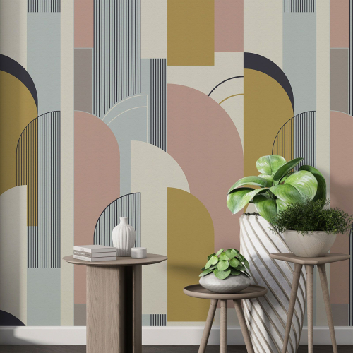 Papier peint motif XL - Arches design