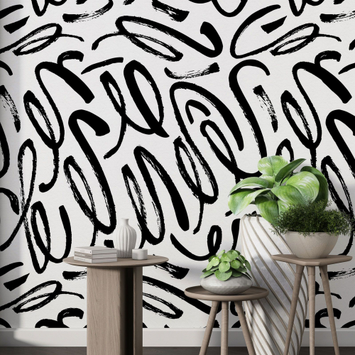 Papier peint motif XL - Art graphique