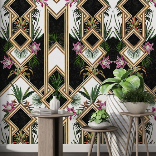 Papier peint motif XL - Fleurs Design