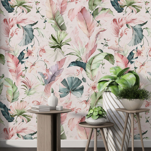 Papier peint motif XL - Motif botanique