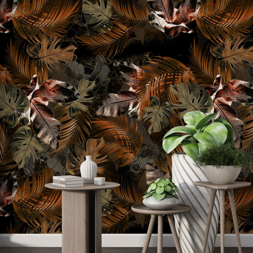 Papier peint motif XL - Motif botanique