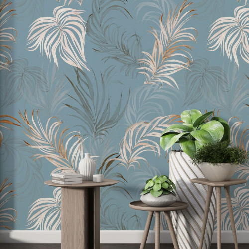 Papier peint motif XL - Motif botanique