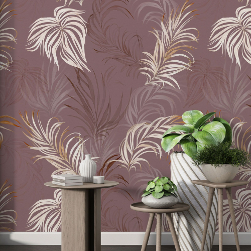 Papier peint motif XL - Motif botanique