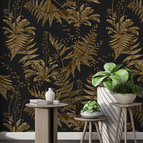 Papier peint motif XL - Motif botanique