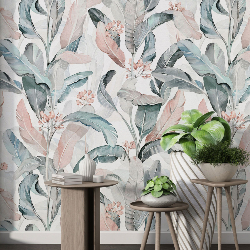 Papier peint motif XL - Motif botanique