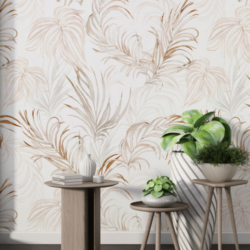 Papier peint motif XL - Motif botanique