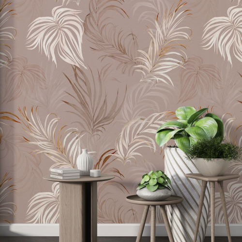 Papier peint motif XL - Motif botanique