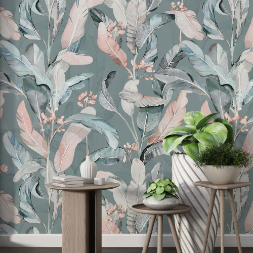 Papier peint motif XL - Motif botanique