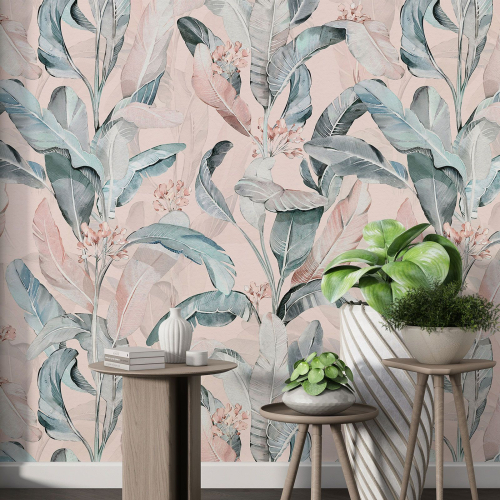 Papier peint motif XL - Motif botanique