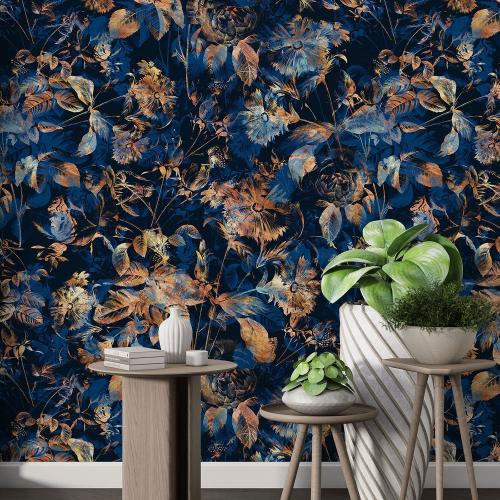 Papier peint motif XL - Motif botanique
