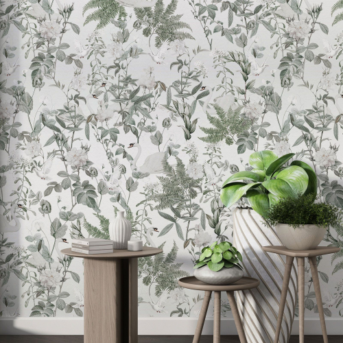 Papier peint motif XL - Motif botanique