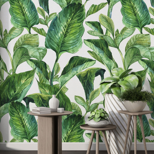 Papier peint motif XL - Motif botanique
