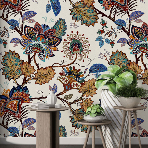Papier peint motif XL - Motif botanique
