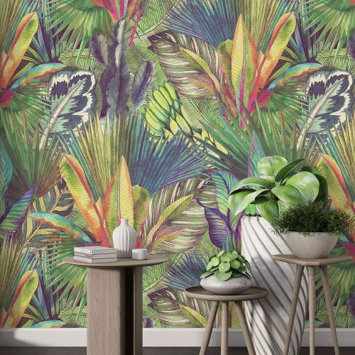 Papier peint motif XL - Motif botanique