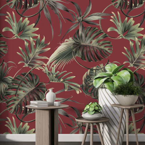 Papier peint motif XL - Motif botanique