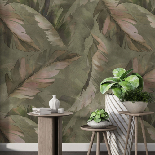 Papier peint motif XL - Motif botanique