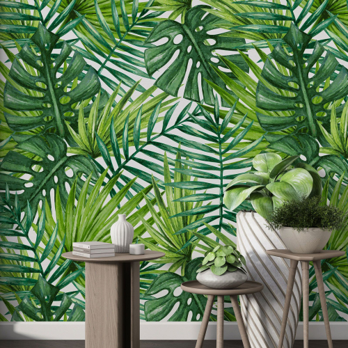 Papier peint motif XL - Motif botanique