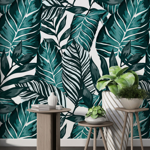 Papier peint motif XL - Motif botanique