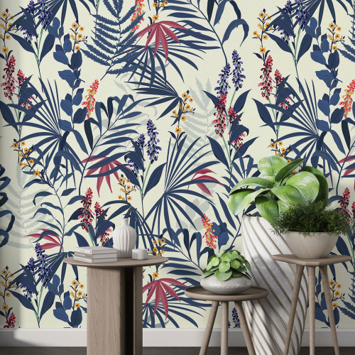 Papier peint motif XL - Motif botanique