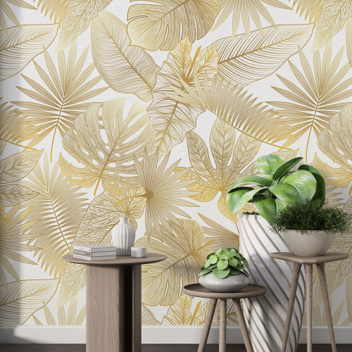 Papier peint motif XL - Motif botanique