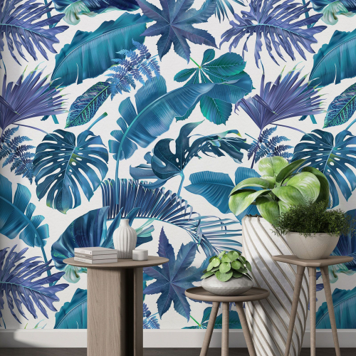 Papier peint motif XL - Motif botanique