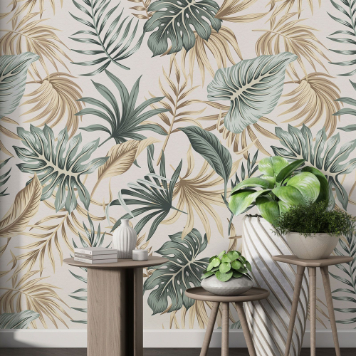 Papier peint motif XL - Motif botanique
